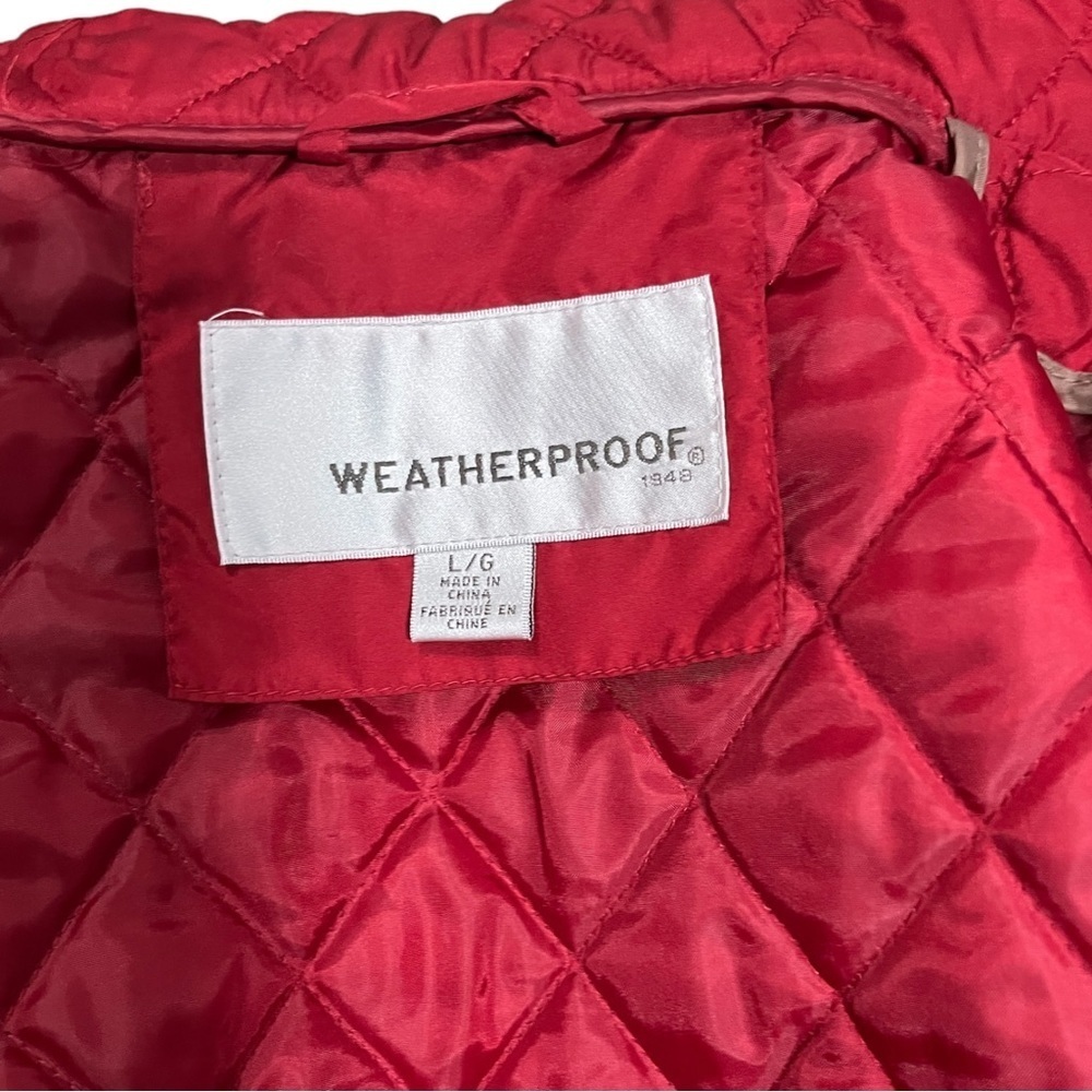 Weatherproof Red Quilted Jacket - Picture 6 of 8